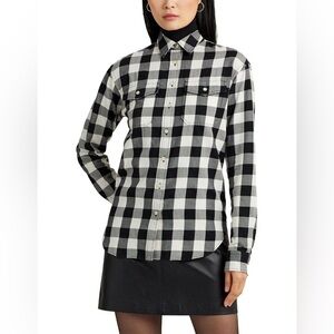 Lauren Ralph Lauren Buffalo Check Cotton Twill Shirt
